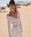 Superdry Playsuit met Wijduitlopende Mouwen en Uitsnijdingen Crème Maat: 38