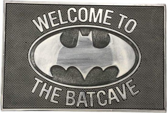 Batman Enter The Batcave Unisex Deurmat - zwart/grijs - Standard
