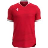 Macron Wyvern Eco Chemise Manches Courtes Hommes - Rouge / Blanc | Taille: 5XL