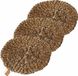 Merkloos Placemat - 10x - zeegras handgemaakt - naturel bruin - D40 cm