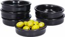 Cosy & Trendy Mini Tapas Bowls - 6x Black 7.5cm - Stoneware Sauce Bowls