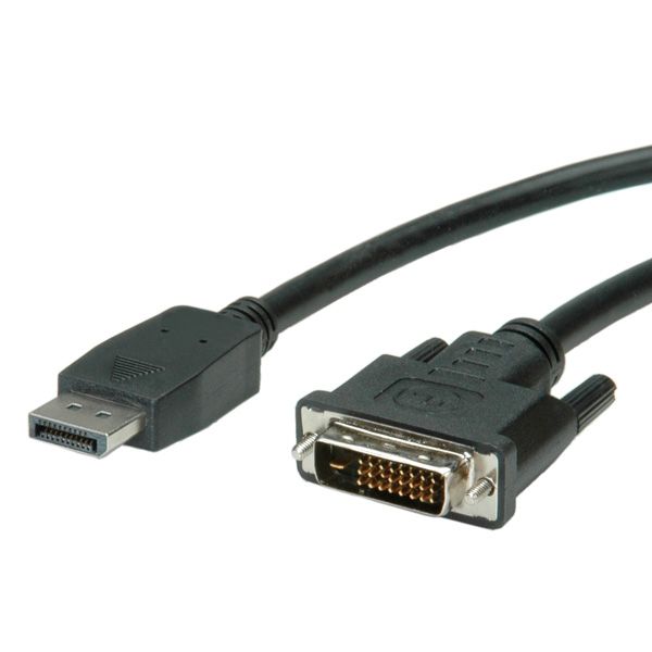 Value DisplayPort Kabel DP Male - DVI (24+1) Male 1,0m