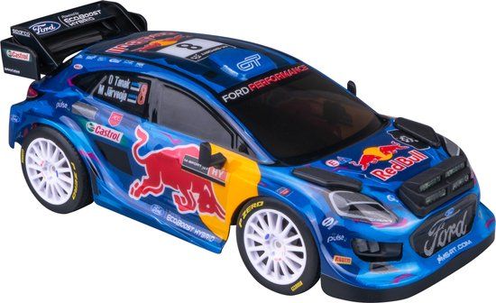 Nikko RC Auto Rally Night Mode - M-Sport Ford Puma #8 Tanak - 1:18