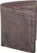 Icecat portefeuille de conception portefeuille combinée, fabriqué en cuir véritable, de couleur gris