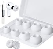 Wan GmbH Siliconen vervangende oordopjes voor AirPods Pro 3 (3e generatie) - Met oorhaakjes en reinigingsset