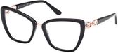 Guess GU50180 001 Cat Eye Zwart Acetaat