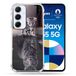Cokitec Samsung Galaxy A55 5G Animal Cat Reflet Versterkte hoes