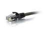 C2G 00728 Cat6a-kabel - Snagless niet-afgeschermde Ethernet-netwerkpatchkabel, zwart (6 voet, 1,82 meter)