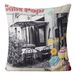 Eurofirany Decoratieve Kussenhoes 40x40cm - Vintage Hart, Microfiber, Multicolor
