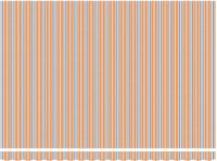 vidaXL Elektrisch Uitschuifbare Zonneluifel Grijs, Oranje, Wit 5 x 3 m