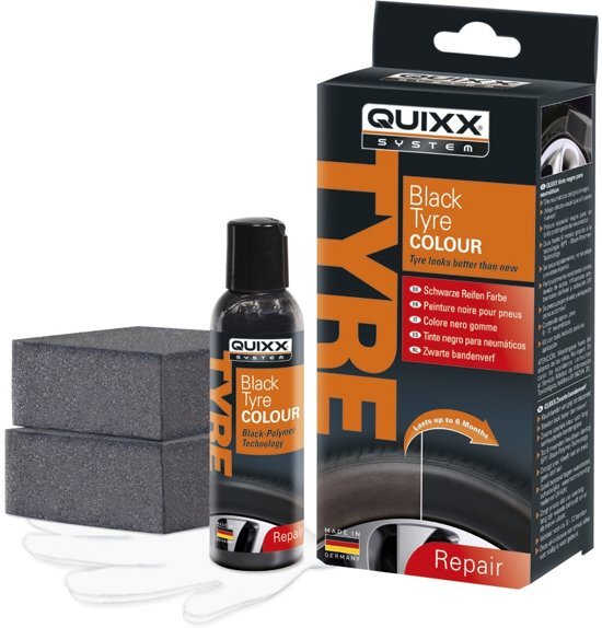 Quixx Black Tyre Colour / Bandenzwart 75ml