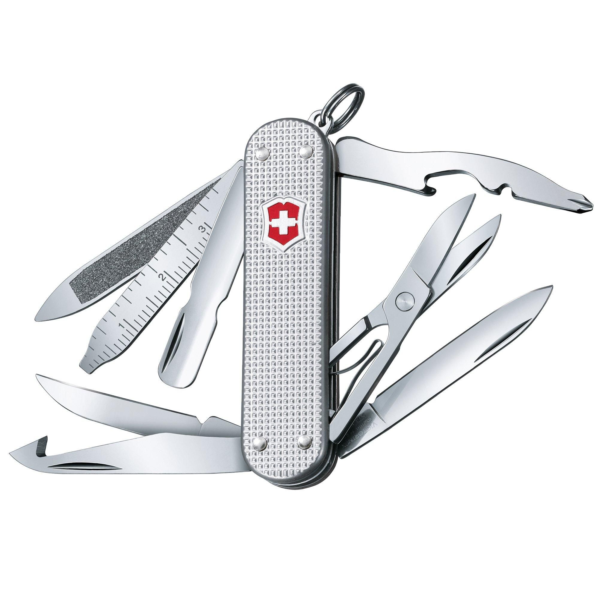 Victorinox MiniChamp Alox Swiss Army Knife - 15 Functions - Silver