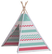 John Original Tipi gemaakt van hout, de natuur - Kleurrijk