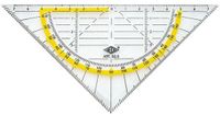 WEDO Geodriehoek Standaard, Schuine Zijde 160 mm