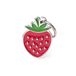 MyFamily Médaille Chien Fraise Émail Métal Food Collection 24x34 mm
