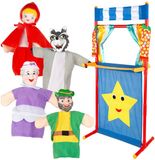 ColorBaby Cucu Show Roodkapje Poppentheater Educatief Speelgoed Veelkleurig Kinderen