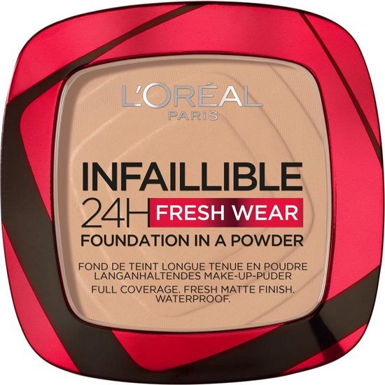 L'Oréal Infaillible 24H Fresh Wear Foundation in a Powder - 120 Vanille - Foundation en poeder in één - 8gr