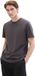 Tom Tailor Piqué T-shirt met stretch - Maat M - Tarmac Grey