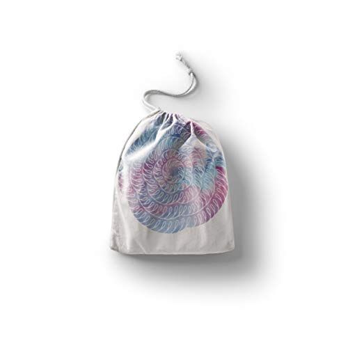 Bonamaison Bedrukte katoenen tas met trekkoord - 20 x 30 cm