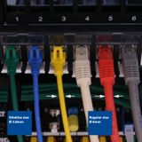 ACT Rode 2 meter LSZH U/FTP CAT6A datacenter slimline patchkabel snagless met RJ45 connectoren