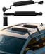 VEVOR Coussinets de Toit Universels, Coussinets pour Porte-bagages et Porte-kayak de Voiture, Capacité de Charge de 80 kg, avec Sac de Rangement Portable, pour Canoë Planche de Surf SUP, Voyage