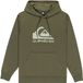 Quiksilver Comp Logo Hoodie Groen S Man