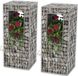 vidaXL Gabionenpalen/plantenbakken 2 stuks 50x50x120 cm staal