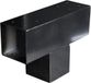 Tuindeco 3-weg T-model paalverbinder 120x120mm zwart staal