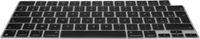 kwmobile Keyboard Cover Compatible with Apple MacBook Air 13 M5 2026 A3449 - AZERTY (France, Belgium) Layout Keyboard Cover Silicone Skin - Black