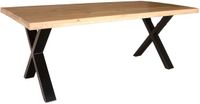 Lizzely Garden & Living Eettafel Xavier rechthoekig 200cm lichtbruin mangohout