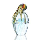 QFkris Qf Handgemaakt geblazen glas, octupus en kwallen, Christamas Gift, Home Decor,