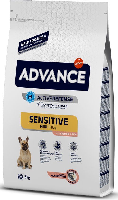 Advance Mini Sensitive Hondenvoer - 3kg
