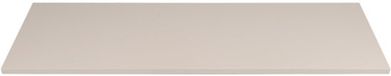 Saniclass Torino Wastafelblad - 140.5x46x2.5cm - solid surface - off-white