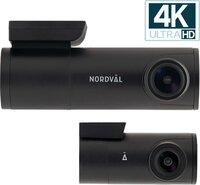 Nordväl DC102-4K 2CH Dashcam 4K + GPS + WiFi + Parkeermodus + 64GB