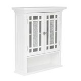 Teamson Home Windsor ELG-527 wandkast, hout, 2 deuren, wit