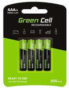 Green Cell PRO Green Cell 800mAh 1.2V Type AAA Oplaadbare Accu Klaar voor gebruik, VE = 4 stuks, Ni-MH-batterijen, Hoge capaciteit, Lage zelfontlading, Micro batterij, BK-4MCCE/8LE, HR03