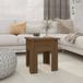 Maison Exclusive - Table basse, marron, aspect chêne, 40x40x42 cm, panneau de particules