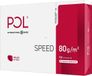 POL International Paper POLSPEED Kopier- und Druckerpapier, A4, 500 Blatt, 80 g/m², weiß