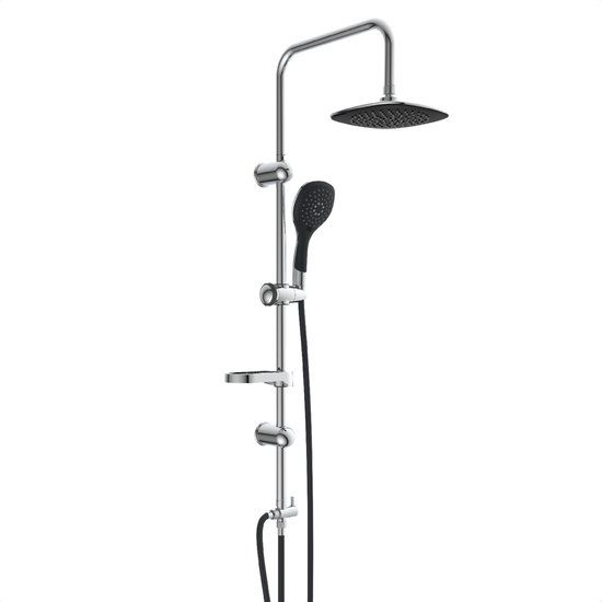 EISL DUSCHTRAUM Hoofddouche set - Chroom Zwart | 203 mm hoofddouche