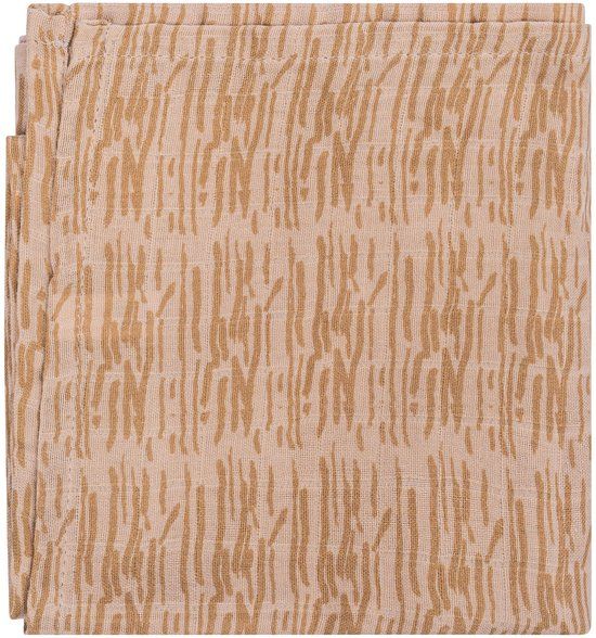 Snoozebaby Hydrofiele Doek 80 x 80cm - Desert Sand - Bruin - Biologisch Katoen
