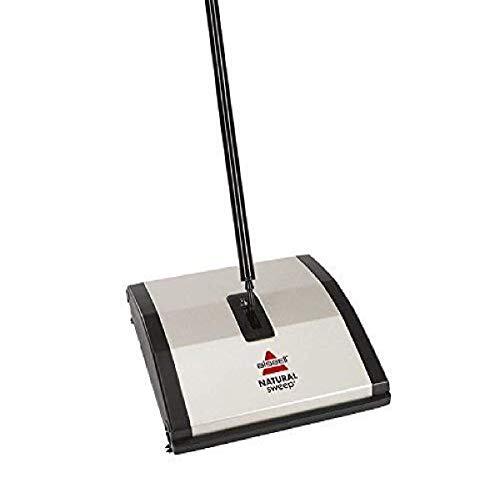 Bissell Natural Sweep Veegmachine, voor harde vloeren en vloerbedekking, snoerloos, vereist geen stroom, 92N0N
