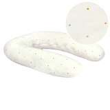Tots Tale Voedingskussen Baby Soft Muslin Confetti White