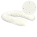 Tots Tale Voedingskussen Baby Soft Muslin Confetti White