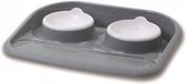 Savic Voerbak en Drinkbak Butler - Met Plateau en Antislip Voetjes - 2 x 300 ml