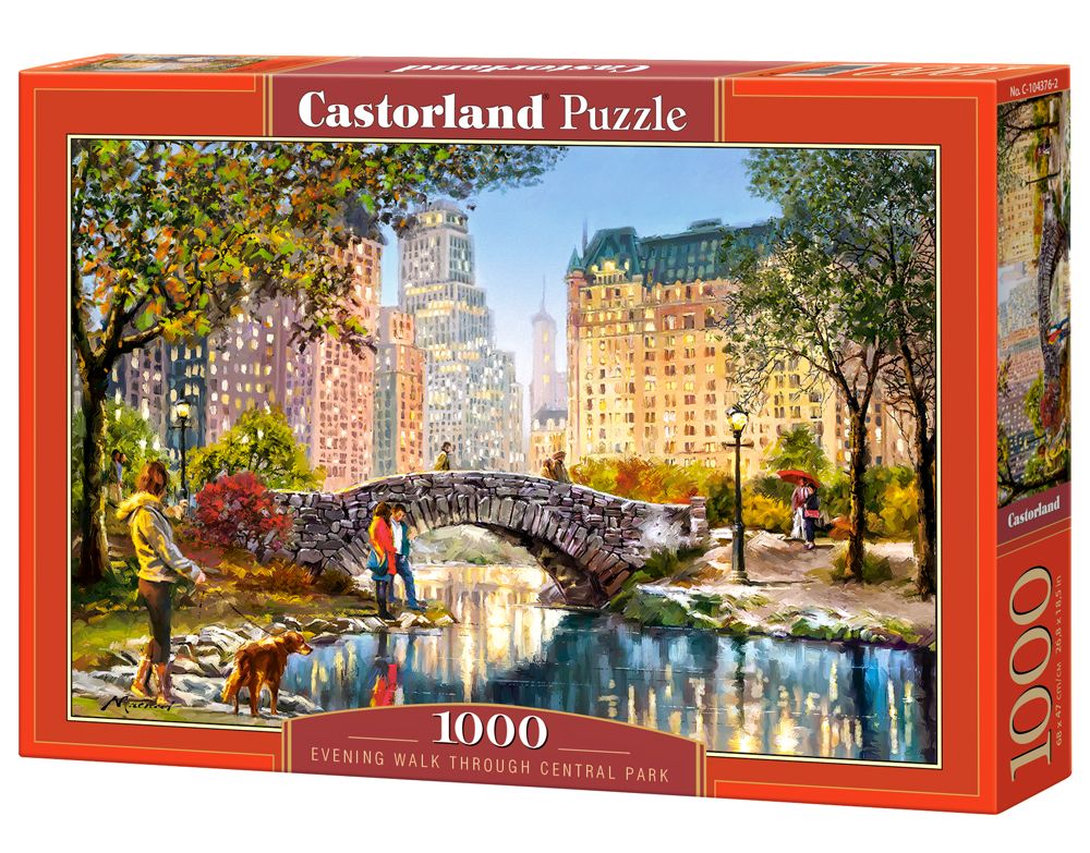 Castorland Evening Walk Through Central Park - 1000 stukjes