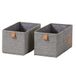 LOVE IT STORE IT Premium Lade Organizer, Linnen, Grijs, 2 stuks