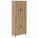 vidaXL Highboard Artisan Chêne 69,5 x 34 x 180 cm