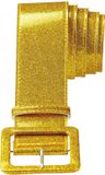 Finidi Gouden glitter riem Kunstleer Vrouwen 125 cm