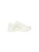 Armani Exchange A|X Women's Speed, mesh and Gold Details, Sneaker, Off White + Pale Gold, 37