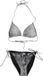 R.E.D. by EMP R.E.D. Rock-Engineered Design Grijze bikiniset met een eenvoudig ontwerp - Dames - XXL